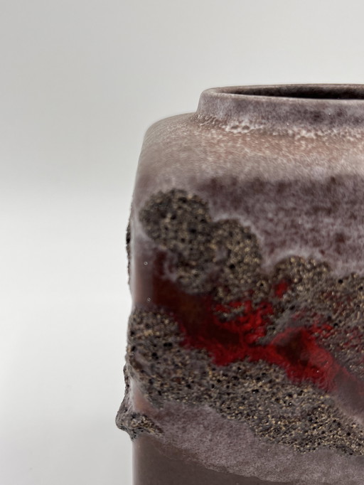 Strehla Fat Lava vase