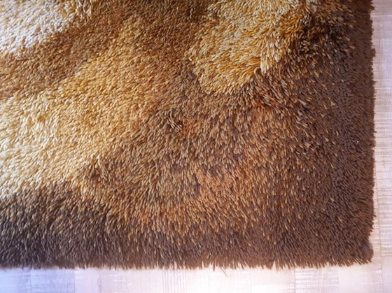 Image 1 of Large Vintage Rug - Pop Psyche - Xxl - 295 Cm X 200 Cm - 1970
