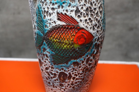 Image 1 of Vase de sol en lave vintage, Allemagne, années 1960