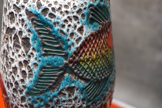 Image 1 of Vintage lava floor vase, Germany, 1960s