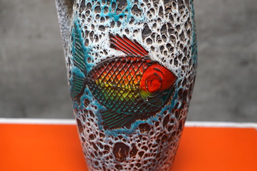 Vase de sol en lave vintage, Allemagne, années 1960