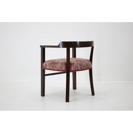 Image 1 of Poltrona vintage in faggio e legno curvato, Cecoslovacchia 1940