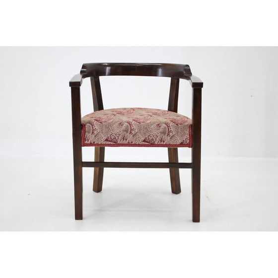 Image 1 of Poltrona vintage in faggio e legno curvato, Cecoslovacchia 1940