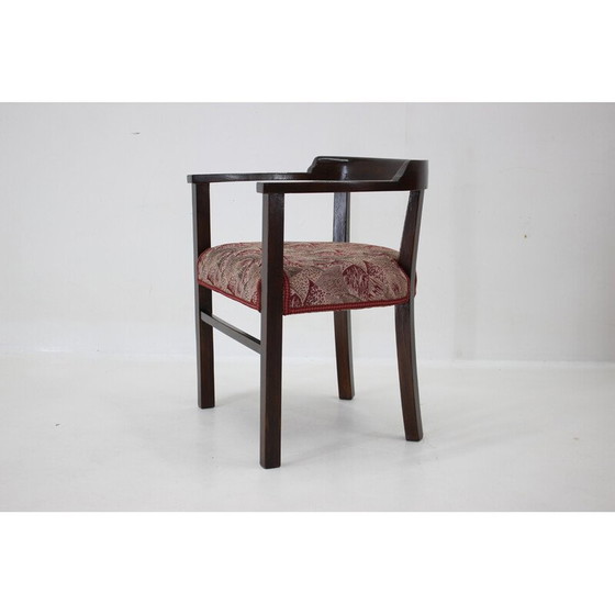 Image 1 of Poltrona vintage in faggio e legno curvato, Cecoslovacchia 1940