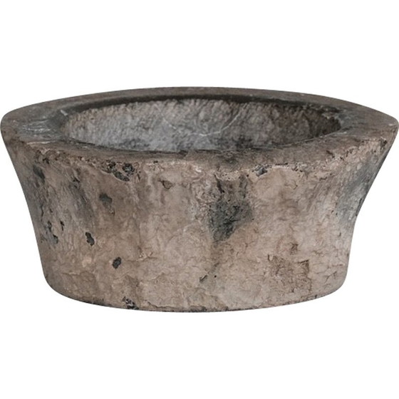 Image 1 of Vintage antique primitive stone bowl, Nepal 1930