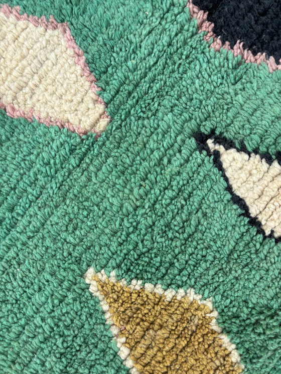 Image 1 of Garden - Green Moroccan Berber Wool Rug