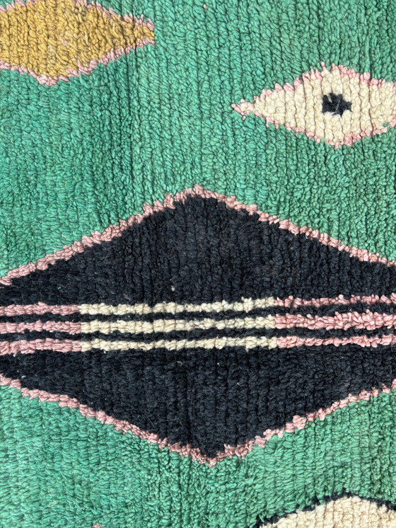 Image 1 of Garden - Green Moroccan Berber Wool Rug