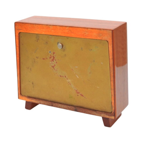 Image 1 of Vintage wooden mantel clock for Ruhla, Germany 1970