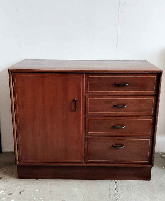 Image 1 of Vintage Formula By Kempkes Highboard Secretaire Cabinet