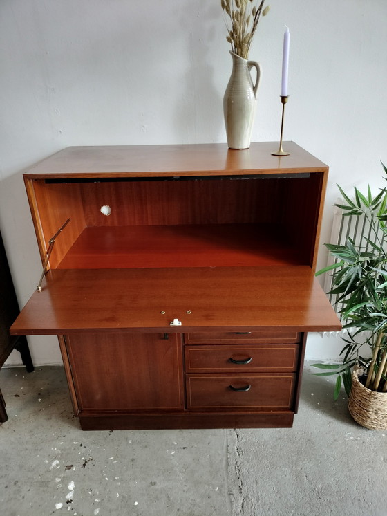 Image 1 of Vintage Formula By Kempkes Highboard Secretaire Cabinet