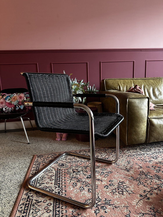 Image 1 of 3X Vintage Tecta D41 Freischwinger Dining Chair / Cantilever Chair