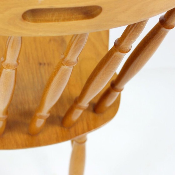 Image 1 of Set of 4 vintage Oak Dining Chairs, Czechoslovakia 1960s