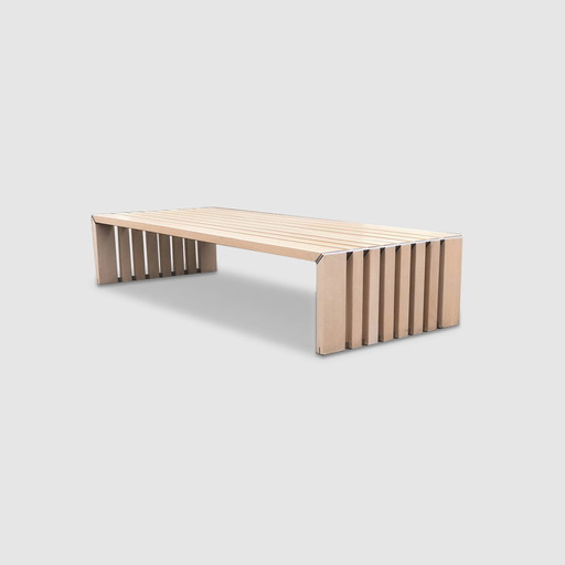 Passe Partout Slatted Ash Bench By Walter Antonis For Arspect 1970S