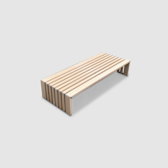 Image 1 of Passe Partout Slatted Ash Bench By Walter Antonis For Arspect 1970S