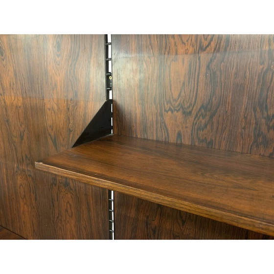 Image 1 of Mid-century Italian wall unit in wood, 1960s