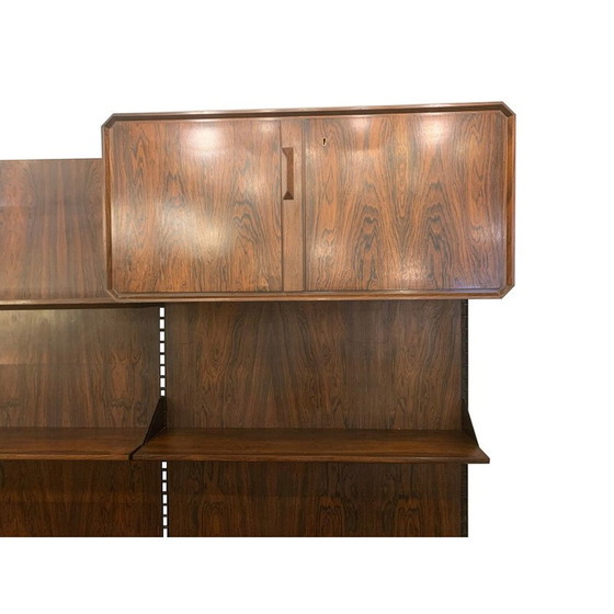 Image 1 of Mid-century Italian wall unit in wood, 1960s