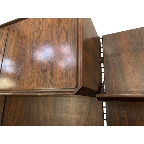 Image 1 of Mid-century Italian wall unit in wood, 1960s