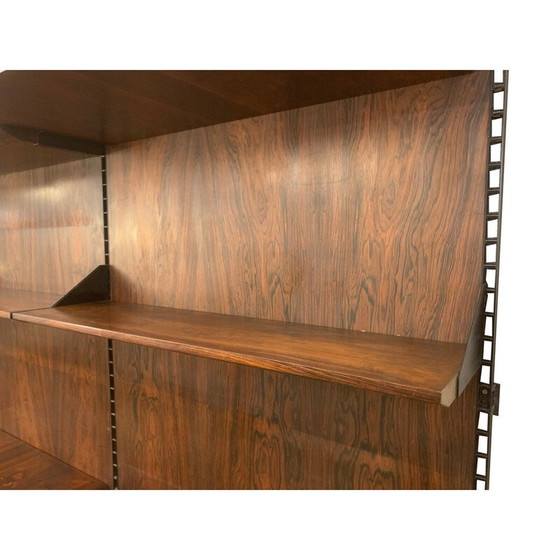 Image 1 of Mid-century Italian wall unit in wood, 1960s