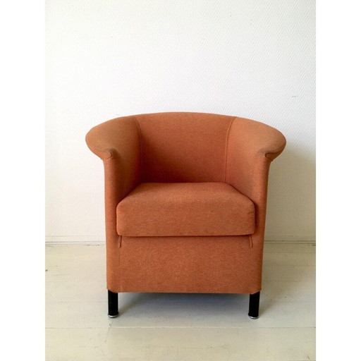 Vintage orange armchair "Aura" by Paolo Piva for Wittmann