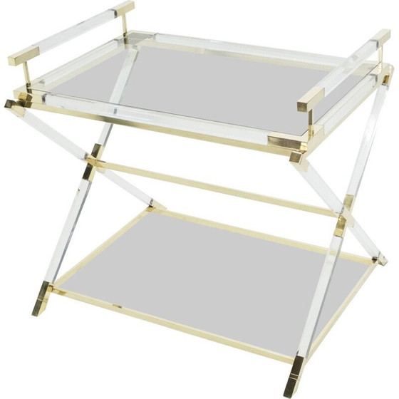 Image 1 of Maid vintage in plexiglas e ottone del 1970