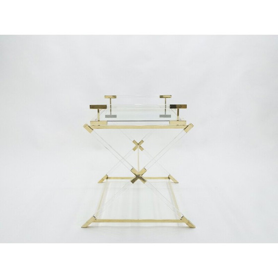 Image 1 of Maid vintage in plexiglas e ottone del 1970