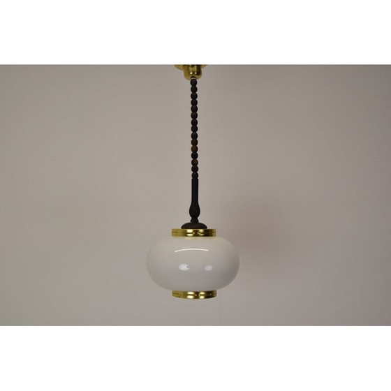 Image 1 of Vintage brass pendant lamp by Polam-Bielsko, 1970s