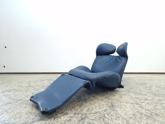 Image 1 of Cassina Wink Chair designer leather armchair lounge chair recliner