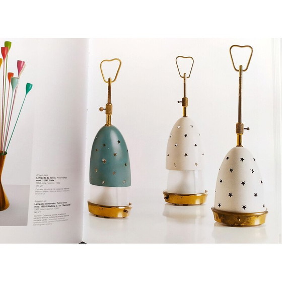 Image 1 of Lampada da tavolo vintage a forma di piccole stelle di Angelo Lelli per Arredoluce, anni '50