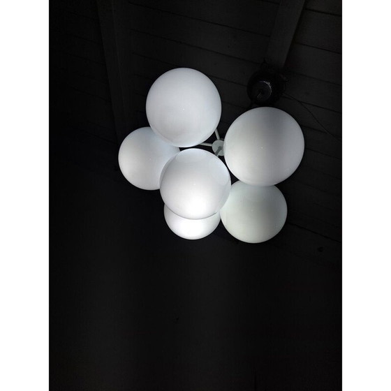 Image 1 of Pair of vintage chandeliers by Sciolari, Italy