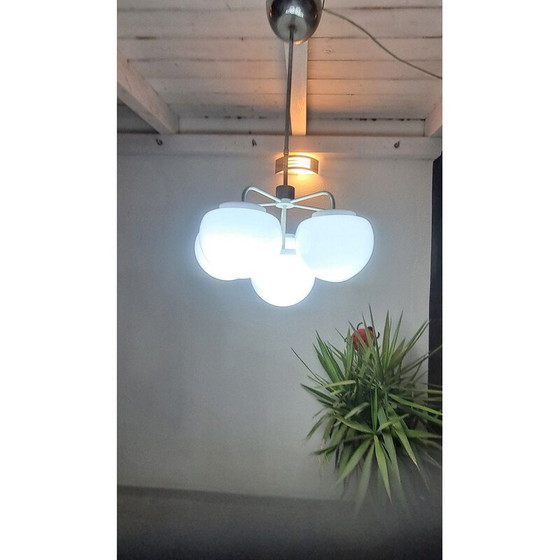 Image 1 of Pair of vintage chandeliers by Sciolari, Italy