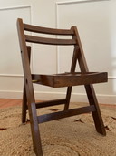 2x Vintage Torck children's folding chairs