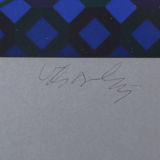 Image 1 of Victor Vasarely Lithograph signed