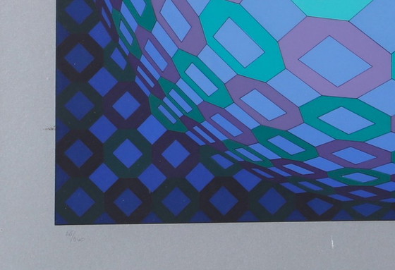 Image 1 of Victor Vasarely Lithograph signed