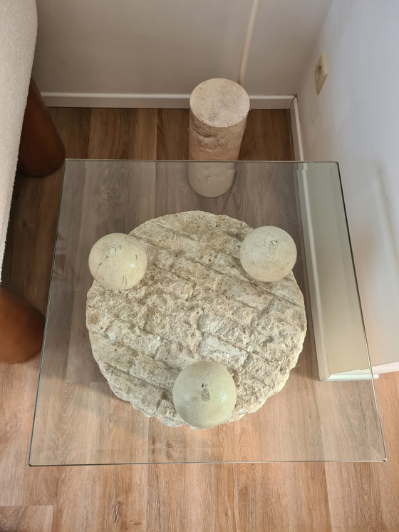 Image 1 of Mactan natural stone side table