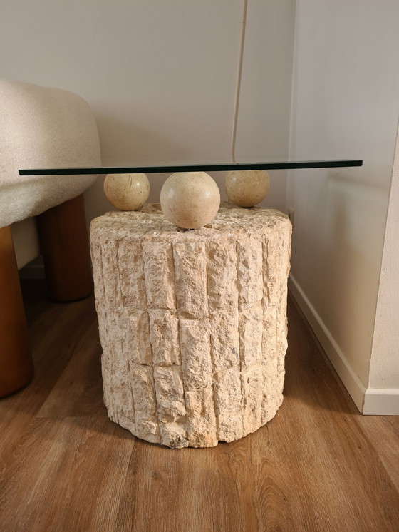 Image 1 of Mactan natural stone side table