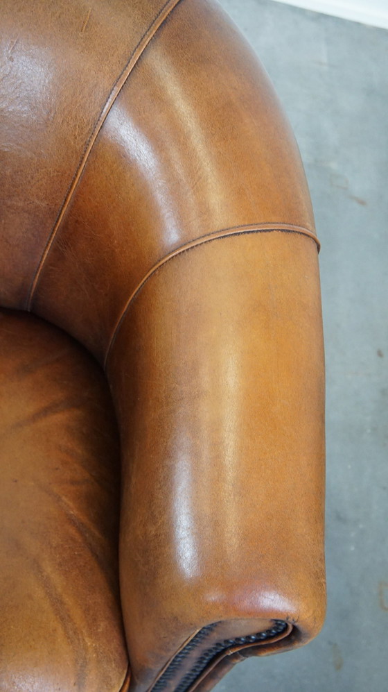 Image 1 of 2 X Club Armchair Made Of Sheepskin