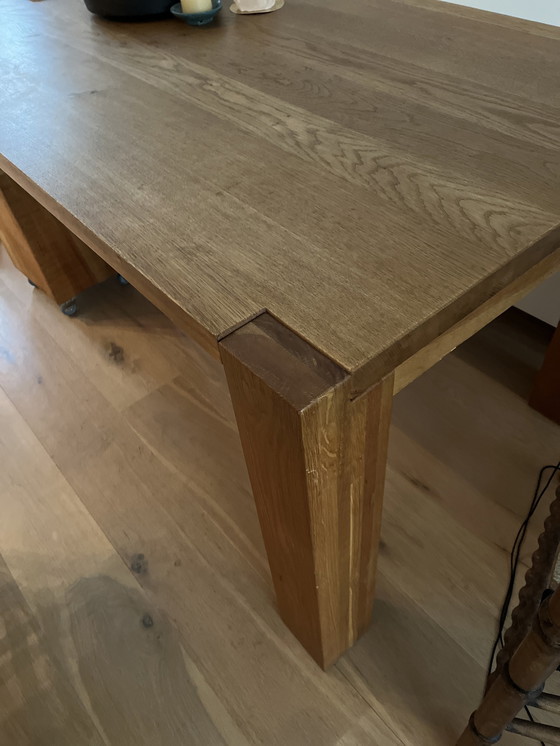 Image 1 of Solid Oak Table