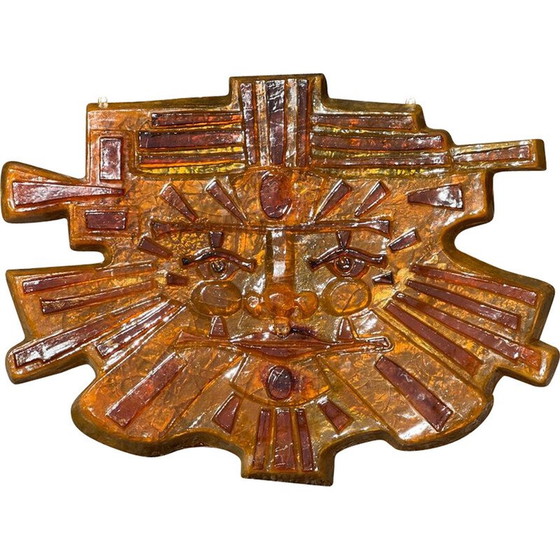 Image 1 of Vintage resin bas-relief by Matius, France 1970