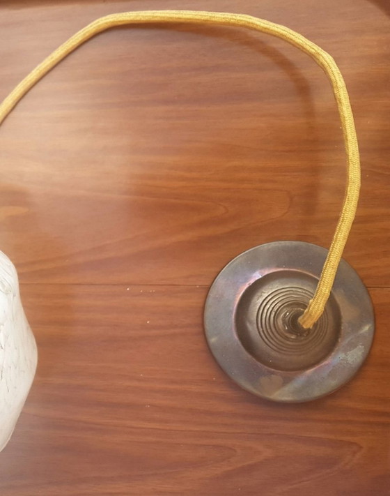 Image 1 of Lampada da soffitto in marmo bianco Art Nouveau