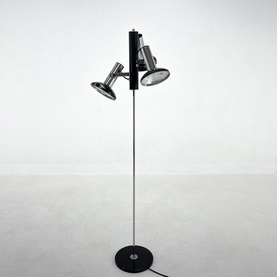 Image 1 of Vintage chrome 3 spot floor lamp, Italy 1960s