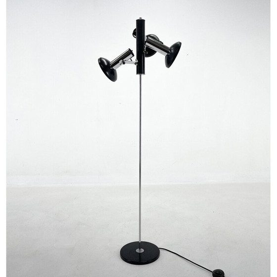 Image 1 of Vintage chrome 3 spot floor lamp, Italy 1960s