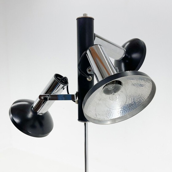 Image 1 of Vintage chrome 3 spot floor lamp, Italy 1960s
