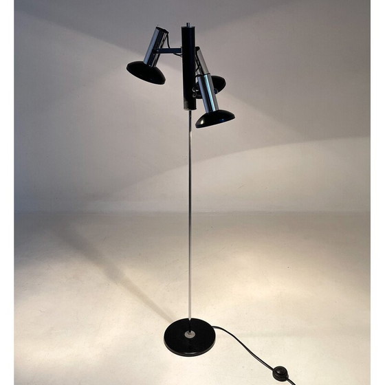 Image 1 of Vintage chrome 3 spot floor lamp, Italy 1960s