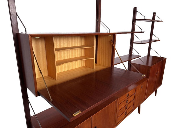 Image 1 of Sistema a parete per Web Louis Van Teeffelen in palissandro vintage