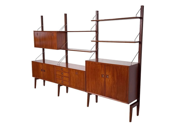 Image 1 of Sistema a parete per Web Louis Van Teeffelen in palissandro vintage