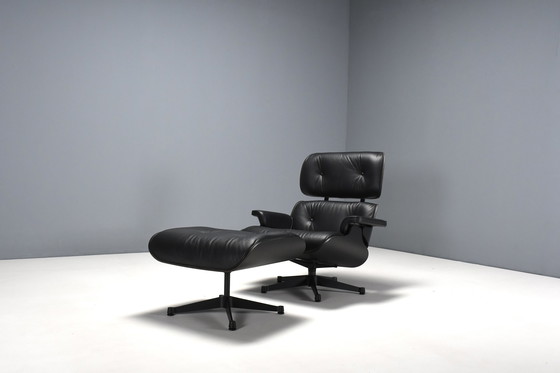 Image 1 of Vitra XL Charles & Ray Eames Lounge Chair & Ottoman