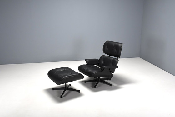 Image 1 of Vitra XL Charles & Ray Eames Lounge Chair & Ottoman