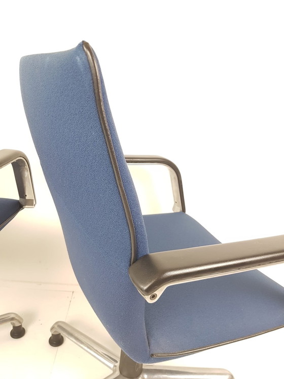 Image 1 of 2 Artifort Desk Chairs | Blue Desk Chair