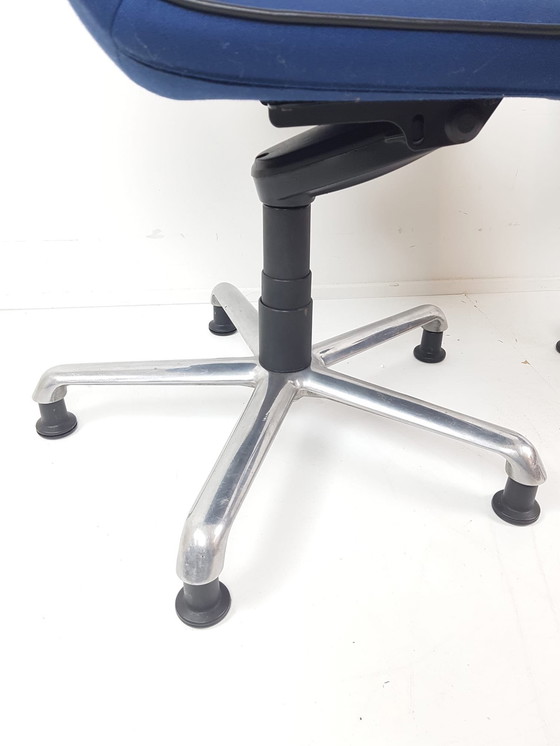 Image 1 of 2 Artifort Desk Chairs | Blue Desk Chair