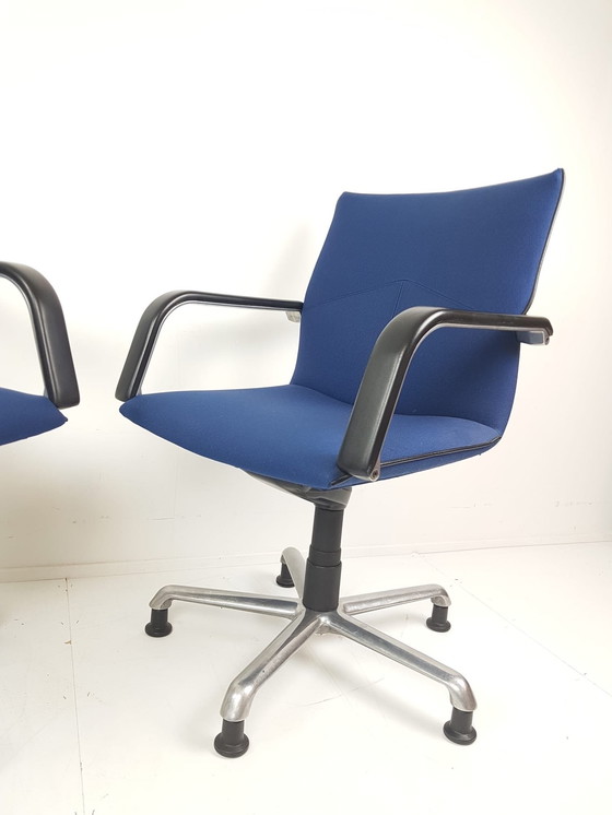 Image 1 of 2 Artifort Desk Chairs | Blue Desk Chair